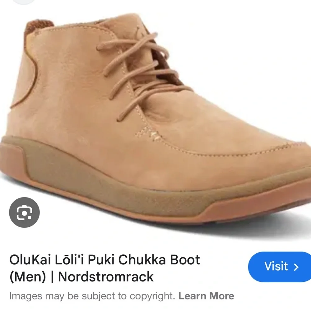 Olukai Men’s Loli’i Puki Chukka Boots‎ 10 Workwear Streetwear Outdoors